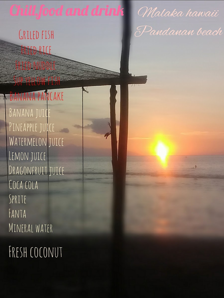 Malaka Hawaii Pandanan Photo Menu 4