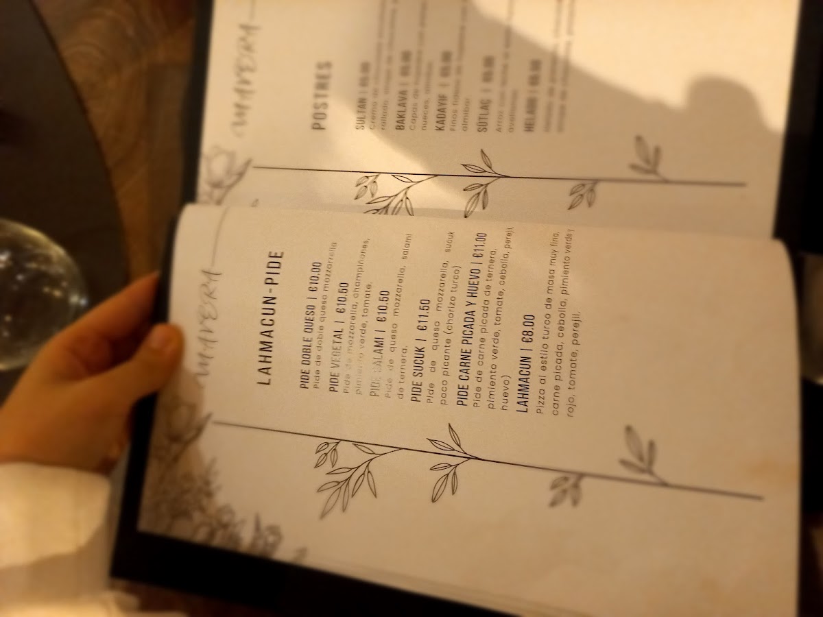 Restaurante Mavera Photo Menu 8