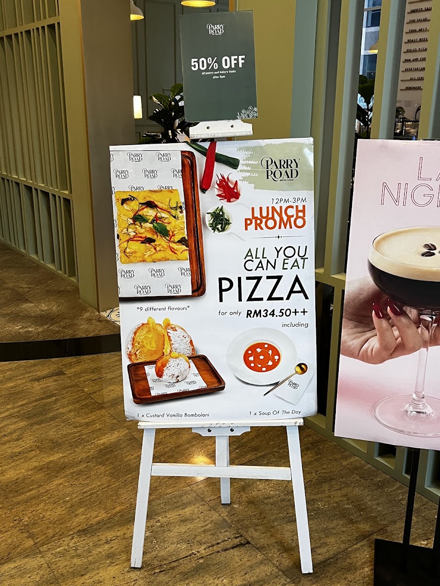 Parry Road Bistro & Bar Photo Menu 2