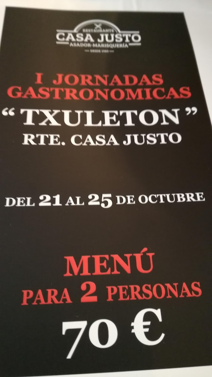 Restaurante Casa Justo Photo Menu 10