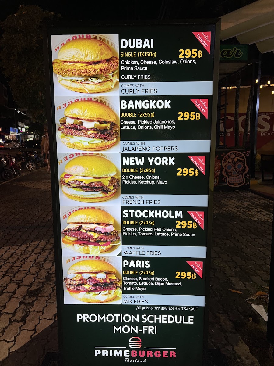 Prime Burger Krabi Photo Menu 10