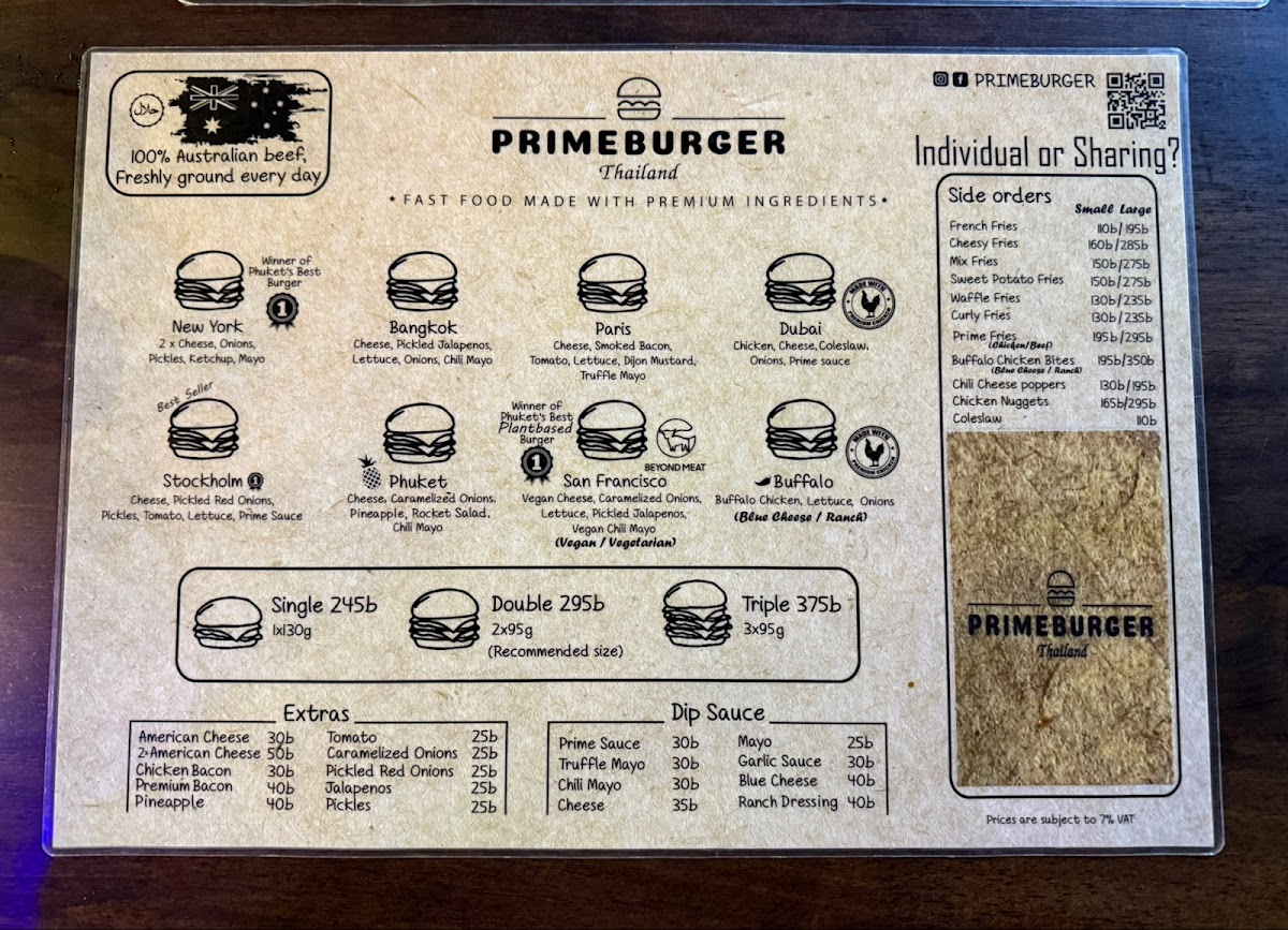 Prime Burger Krabi Photo Menu 4