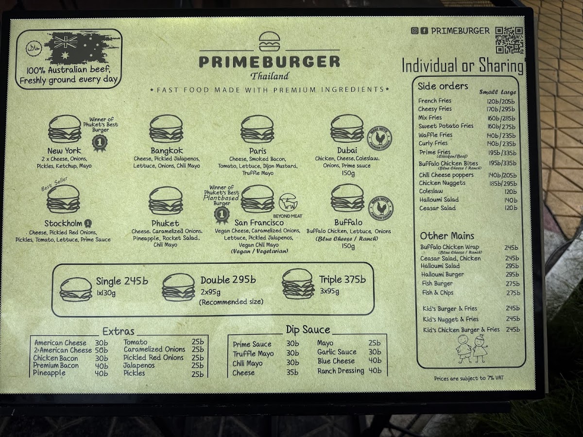 Prime Burger Krabi Photo Menu 5