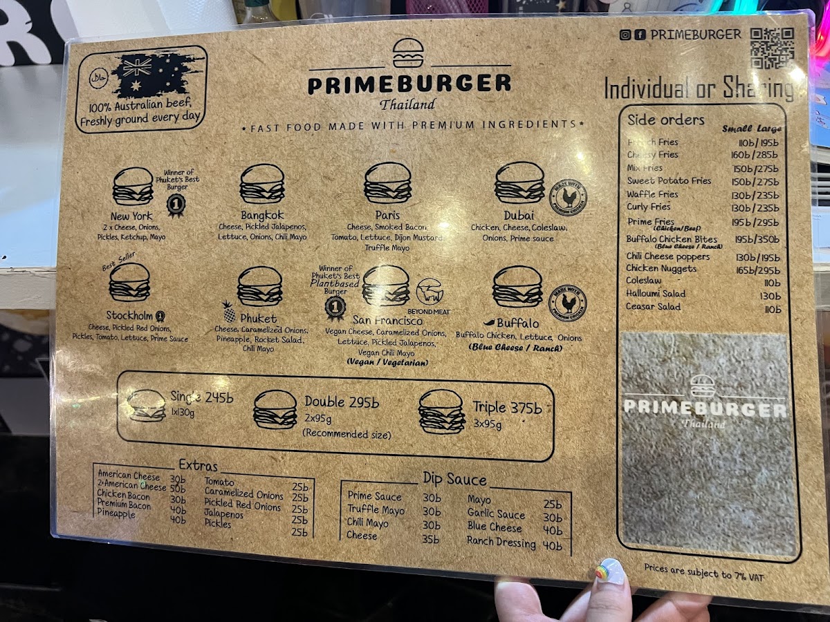 Prime Burger Krabi Photo Menu 7