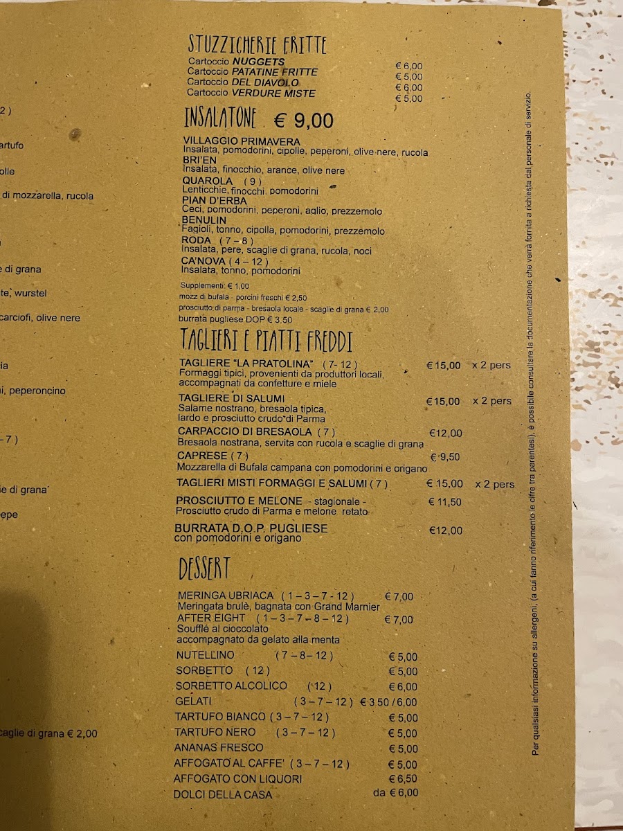 Bri'en pizza e caffè Photo Menu 4
