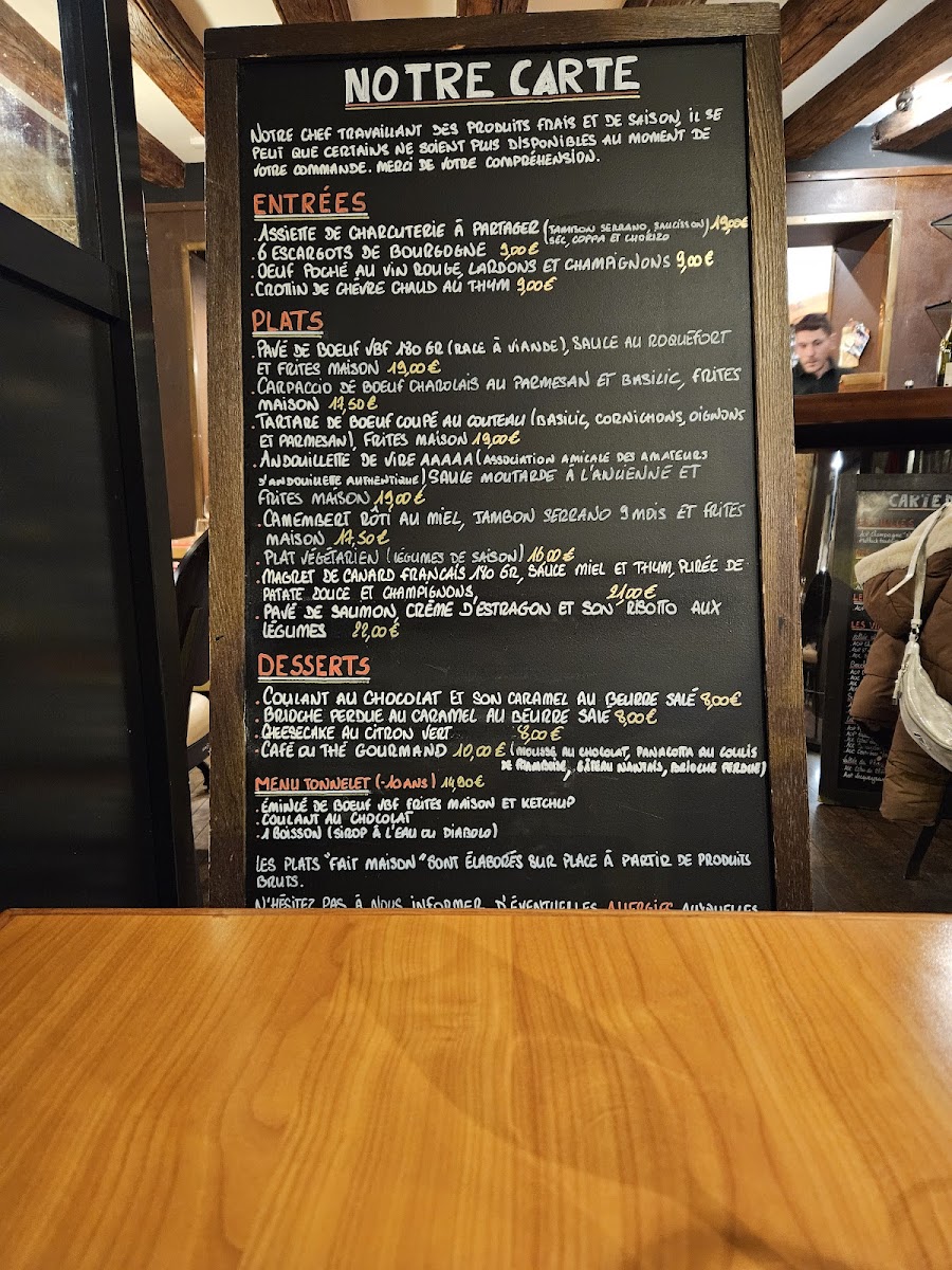Le P'tit tonneau Photo Menu 7