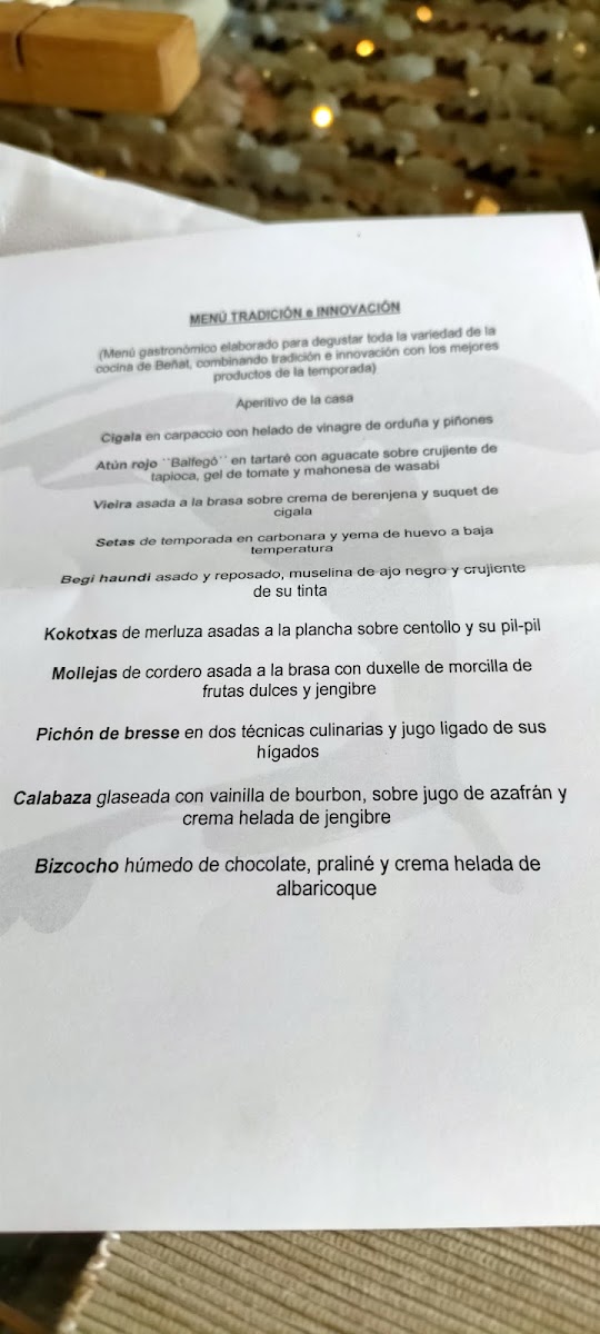 Restaurante Jauregibarria Jatetxea Photo Menu 5