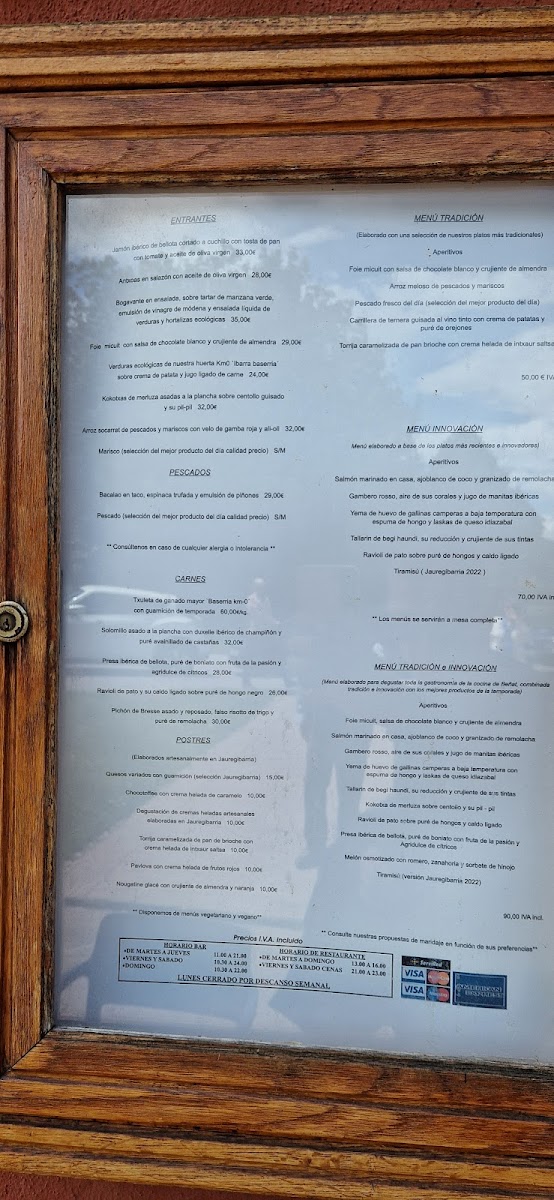 Restaurante Jauregibarria Jatetxea Photo Menu 7