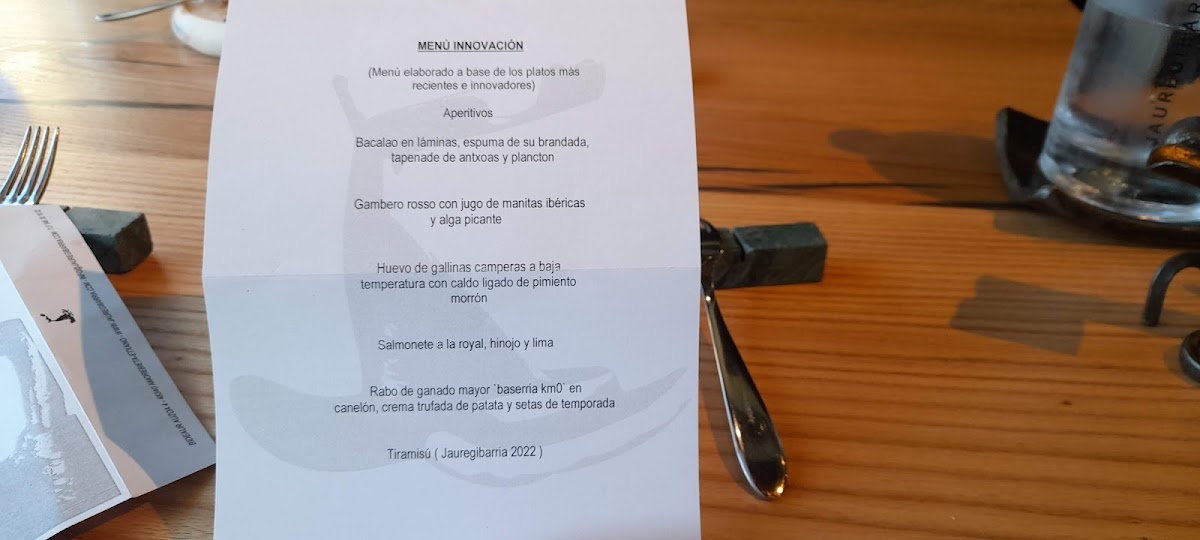 Restaurante Jauregibarria Jatetxea Photo Menu 8