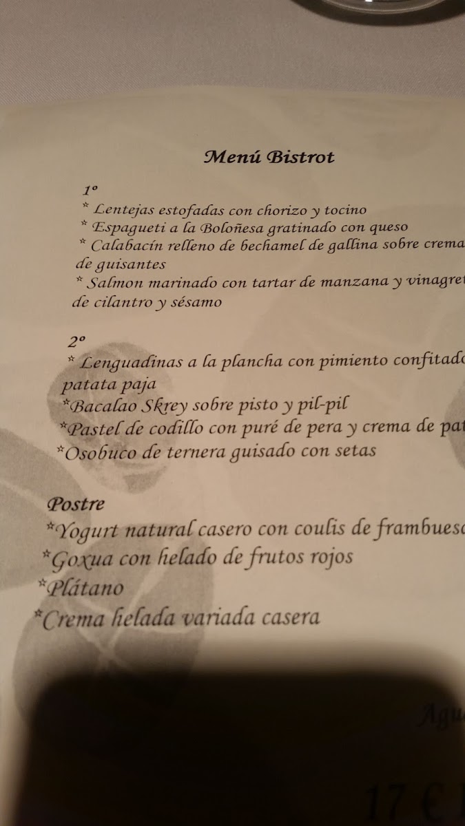 Restaurante Jauregibarria Jatetxea Photo Menu 9
