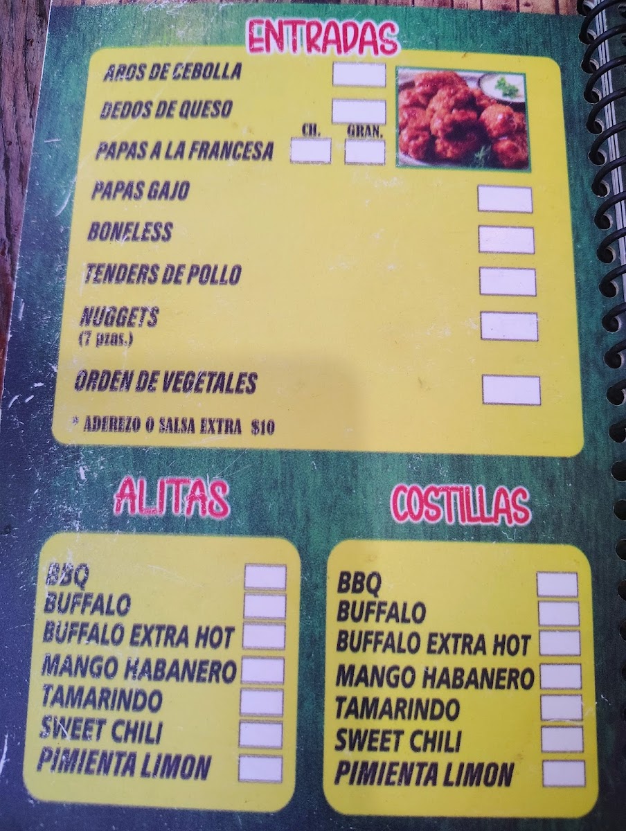 La Bocana Photo Menu 2