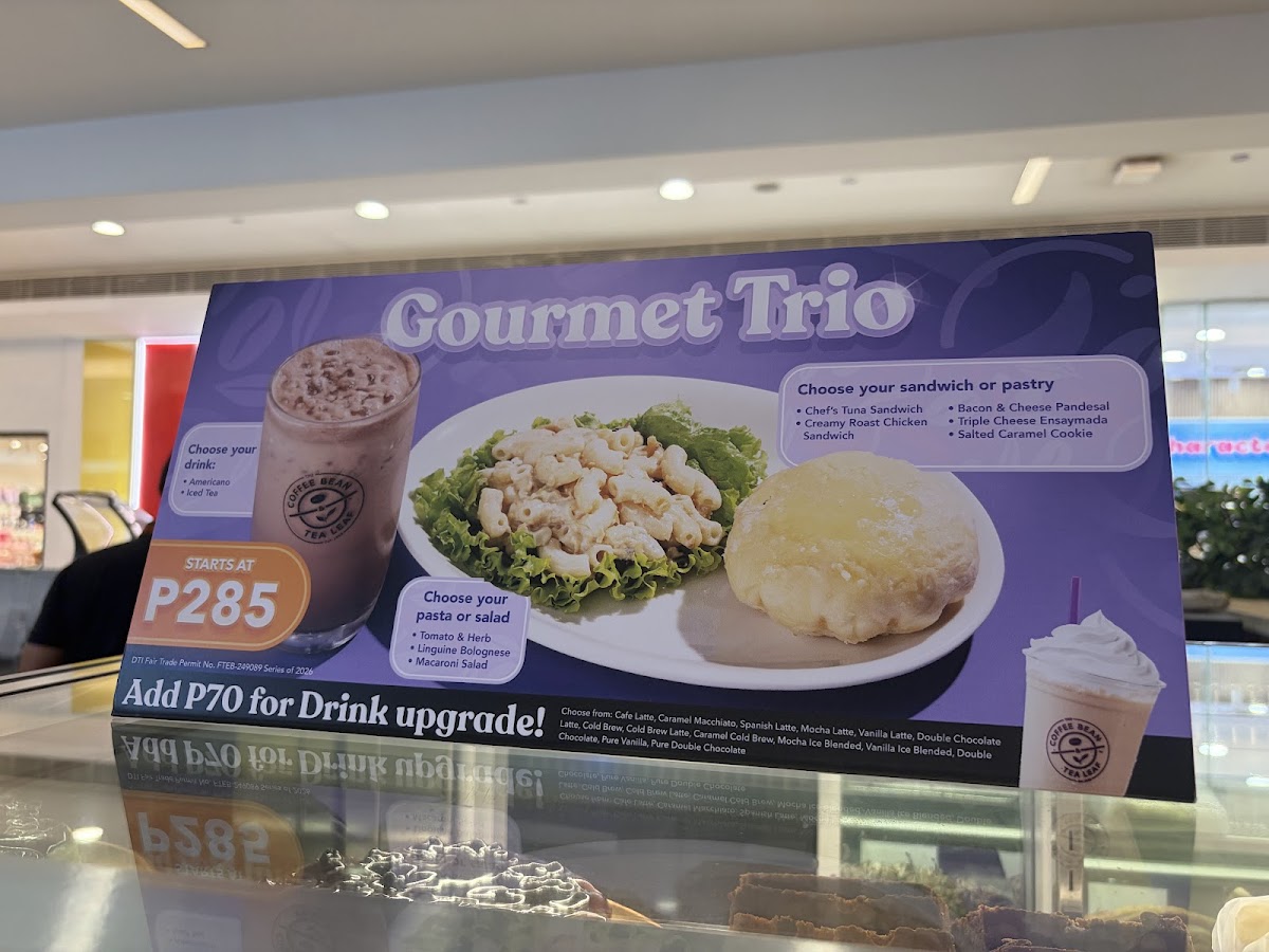 Coffee Bean & Tea Leaf - SM Estancia Photo Menu 1