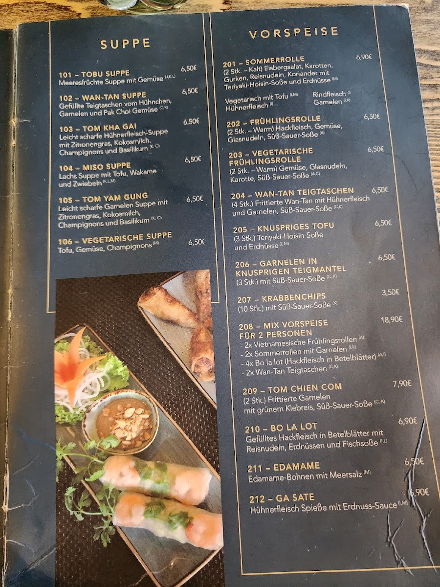 Tobu Asian Restaurant Photo Menu 2