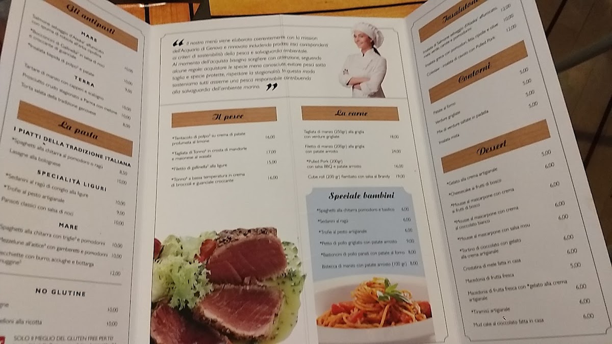 Gusto a bordo Photo Menu 10