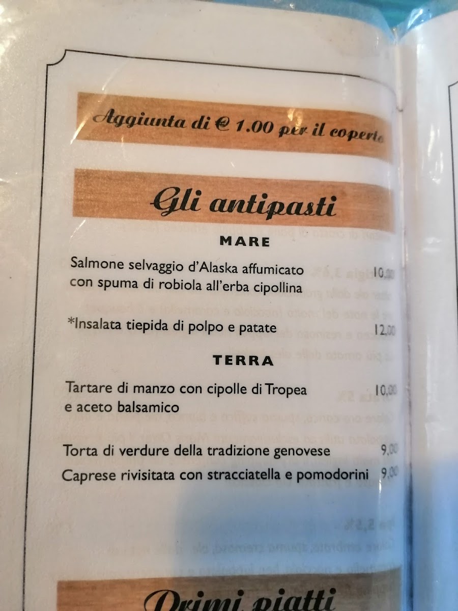 Gusto a bordo Photo Menu 5