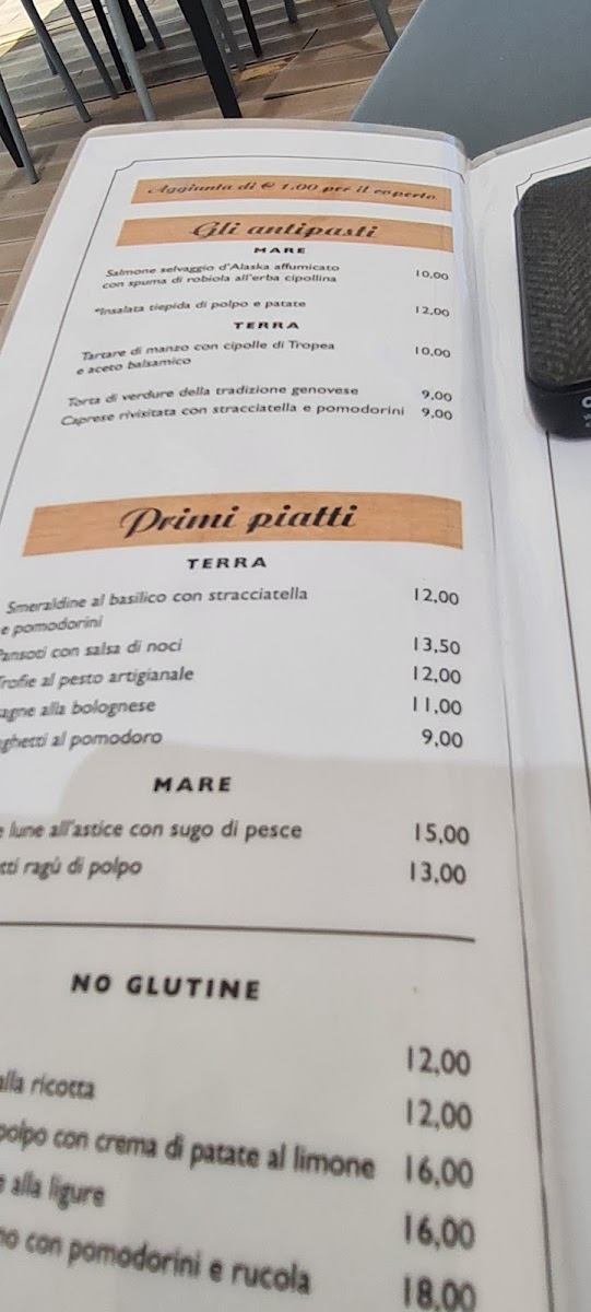 Gusto a bordo Photo Menu 7