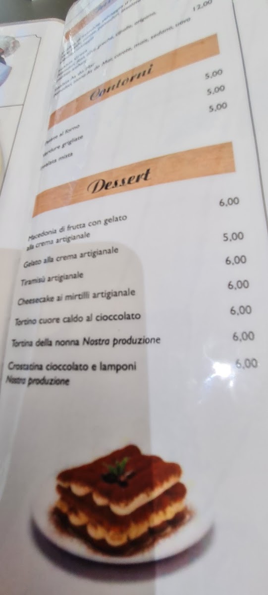 Gusto a bordo Photo Menu 8