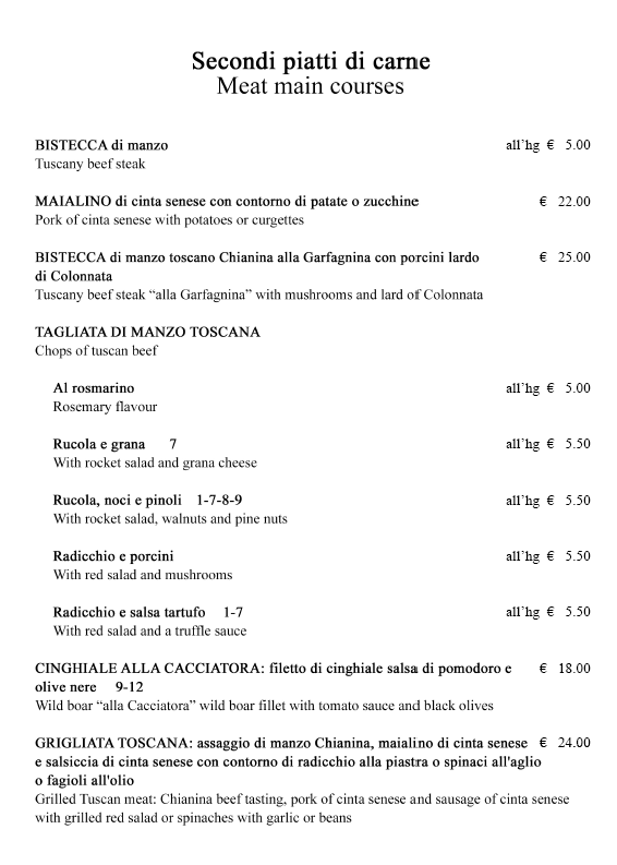 Ristorante Osteria Il Capodaglio Photo Menu 1