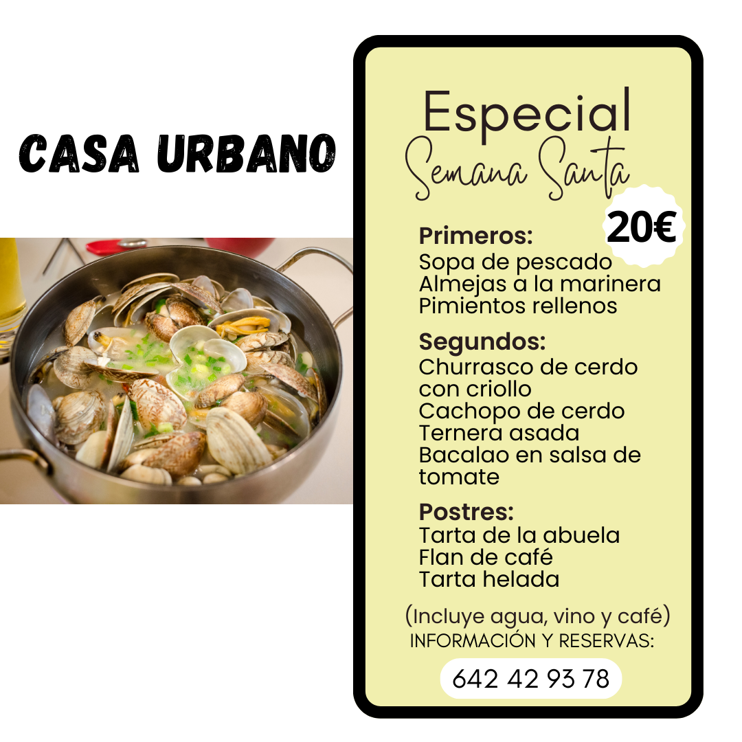 Casa URBANO Photo Menu 1