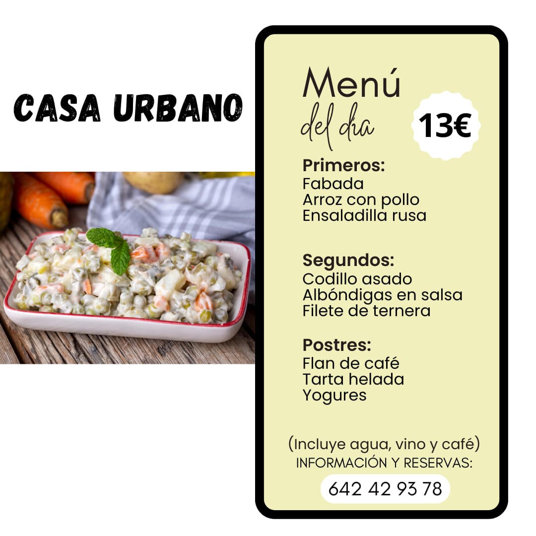 Casa URBANO Photo Menu 10