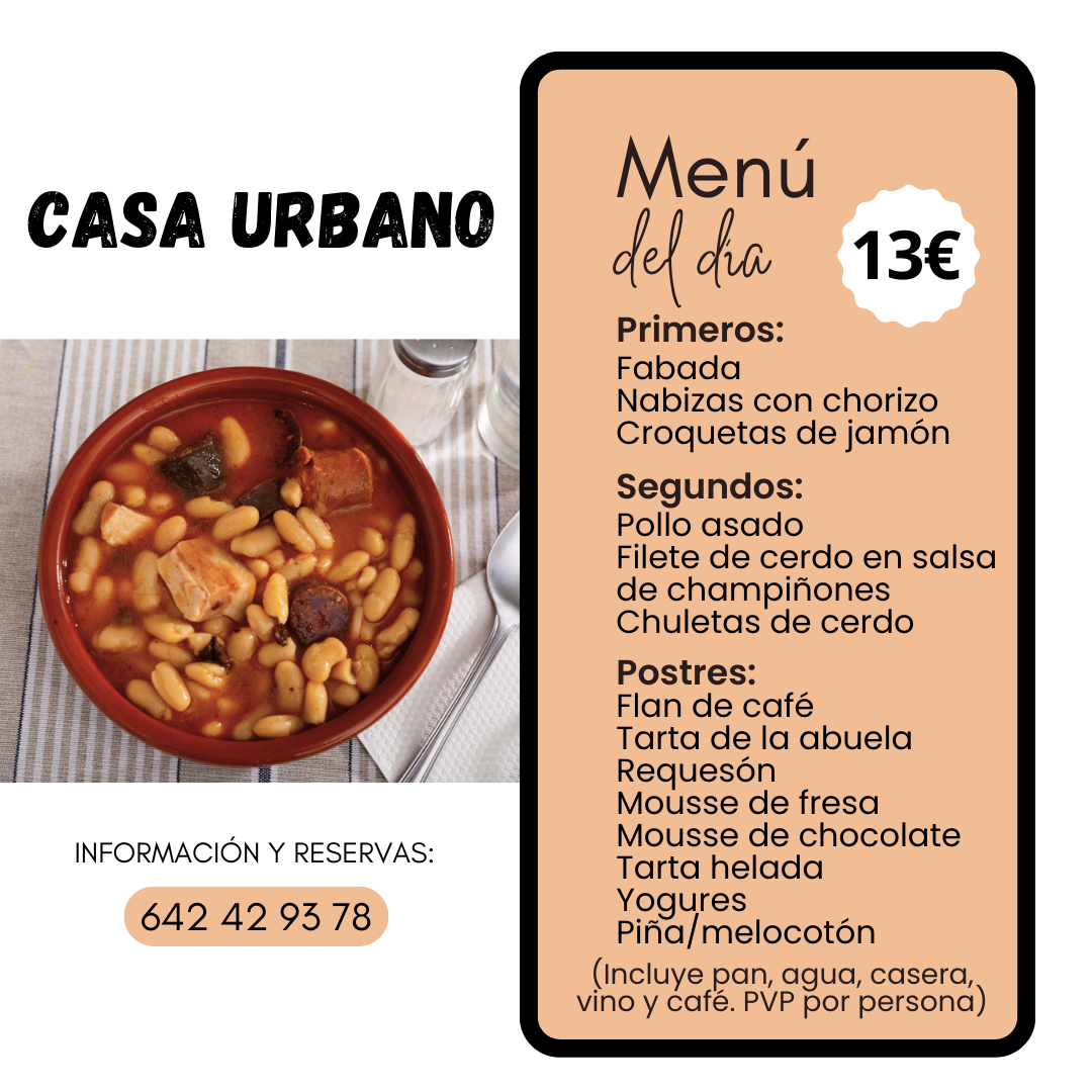 Casa URBANO Photo Menu 2