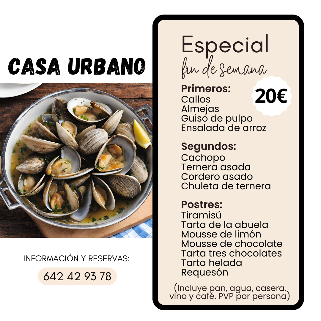 Casa URBANO Photo Menu 6
