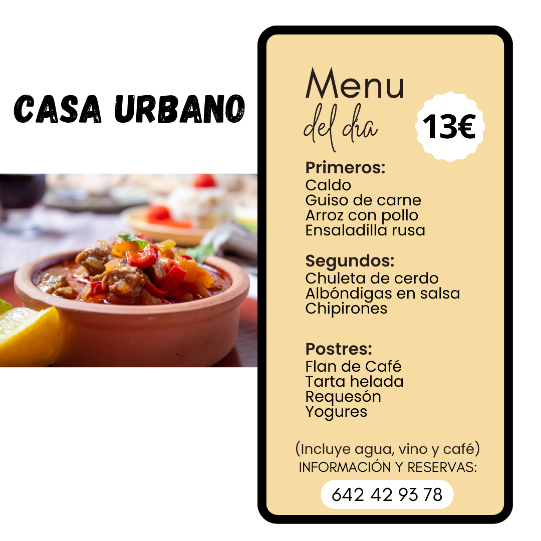 Casa URBANO Photo Menu 8