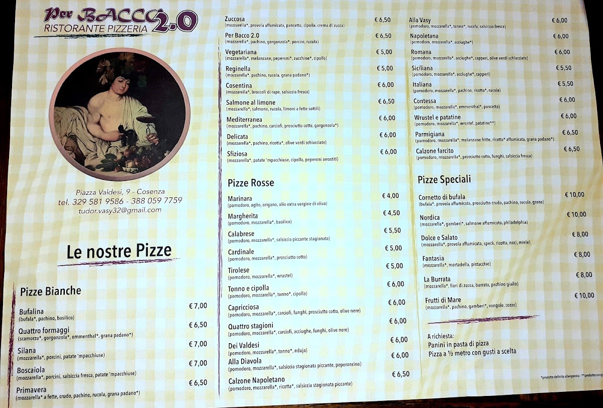 Per Bacco 2.0 Photo Menu 1