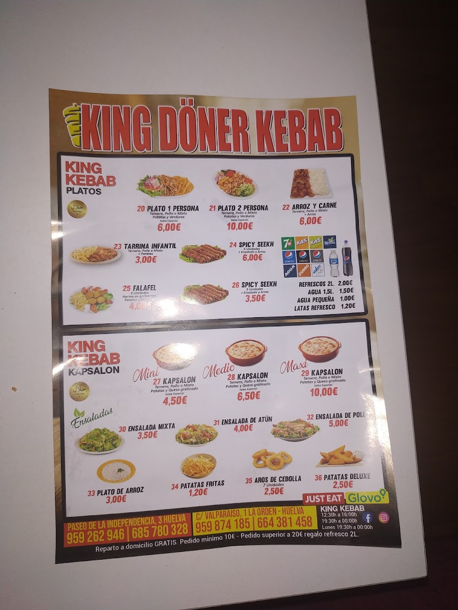 King Doner Kebab la merced Photo Menu 1