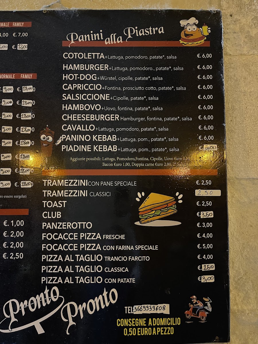 Pronto Pronto Photo Menu 2
