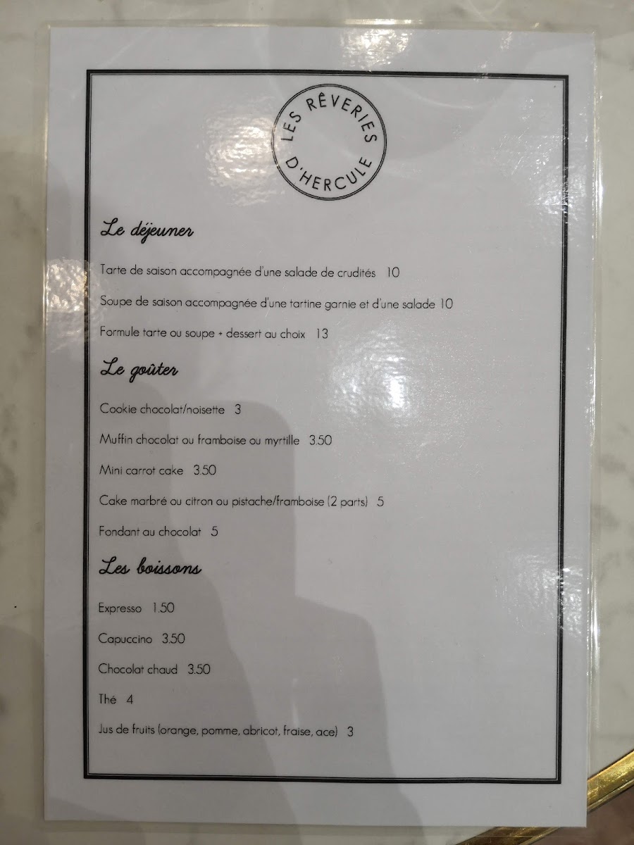 Les Rêveries d'Hercule - Café céramique Photo Menu 2