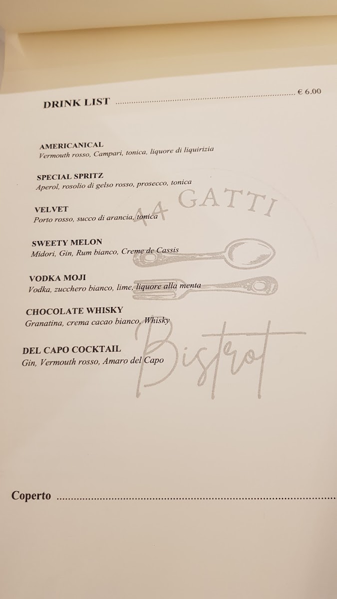 44 Gatti Bistrot Photo Menu 7