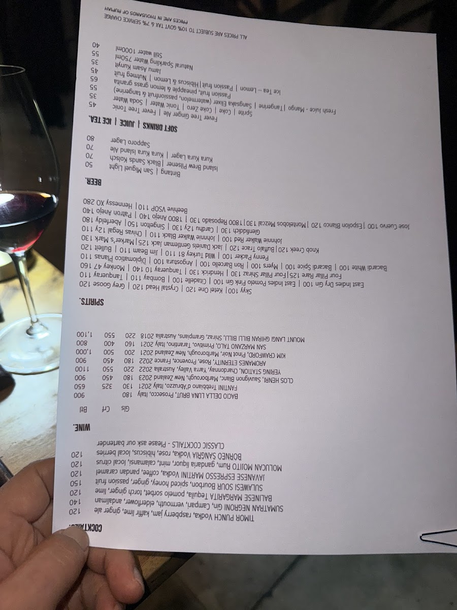 Sangsaka Restaurant Photo Menu 1
