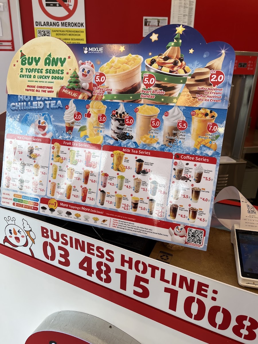Mixue @ Kulim Kelang Lama Square (Flagship Store with Playground) Photo Menu 1