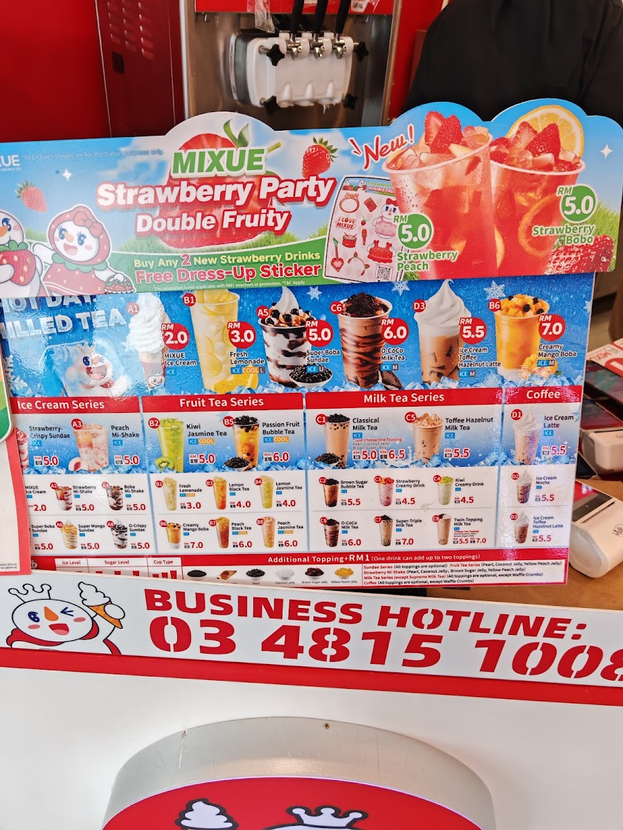 Mixue @ Kulim Kelang Lama Square (Flagship Store with Playground) Photo Menu 2