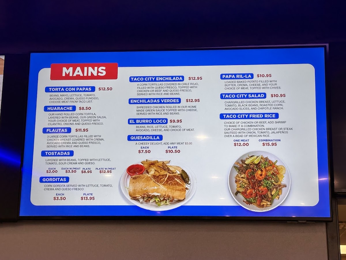 Taco City Photo Menu 4