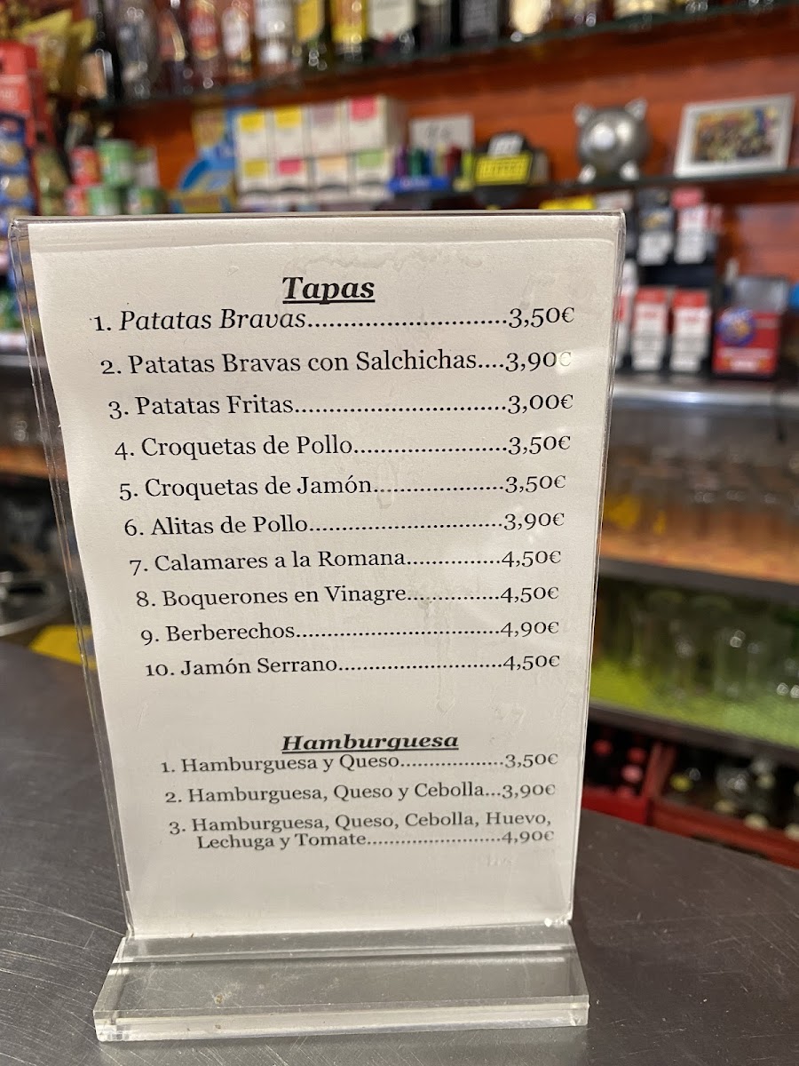 Bar Cafeteria La Rambla Photo Menu 2