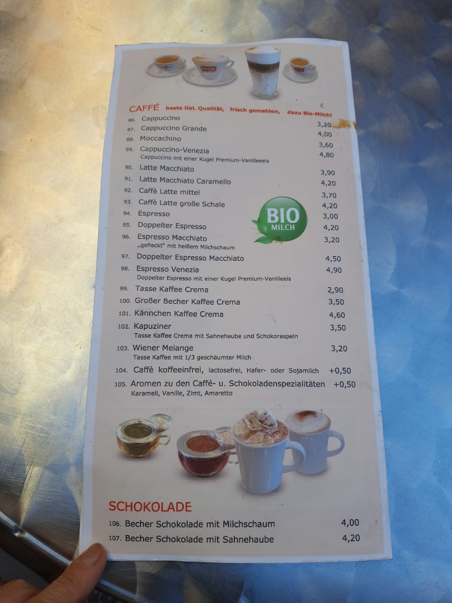 Eiscafé Venezia Photo Menu 1