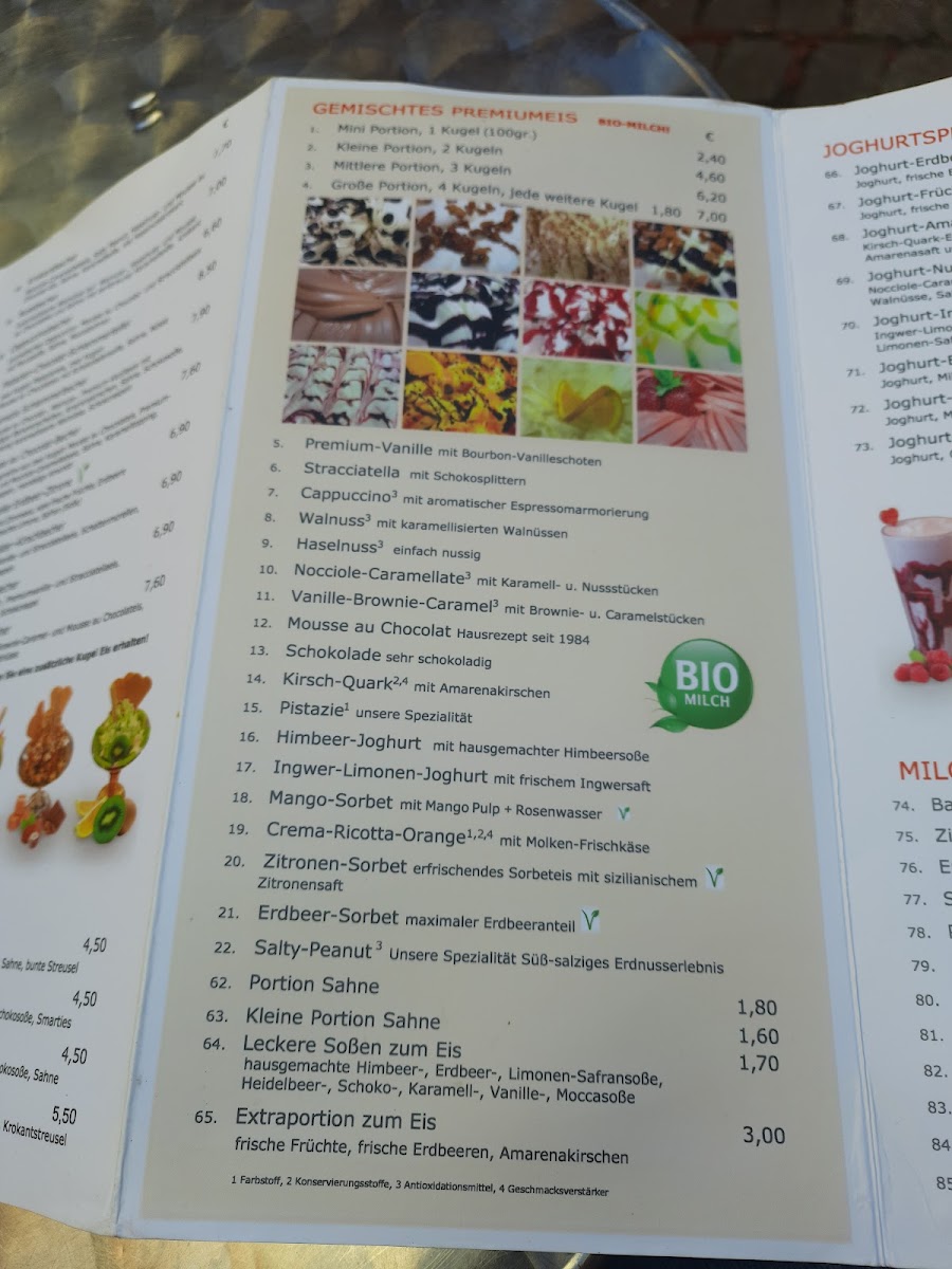 Eiscafé Venezia Photo Menu 2
