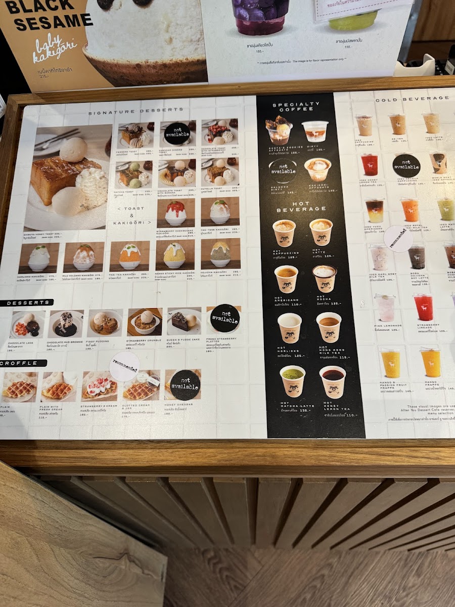 After You Dessert Café Photo Menu 7