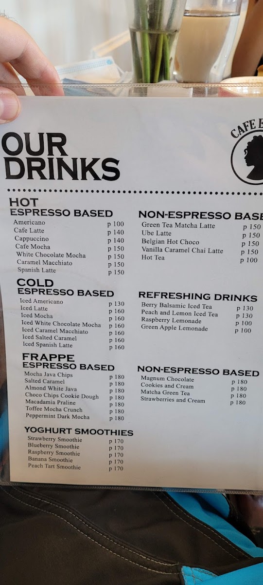 Cafe Eloise Photo Menu 1