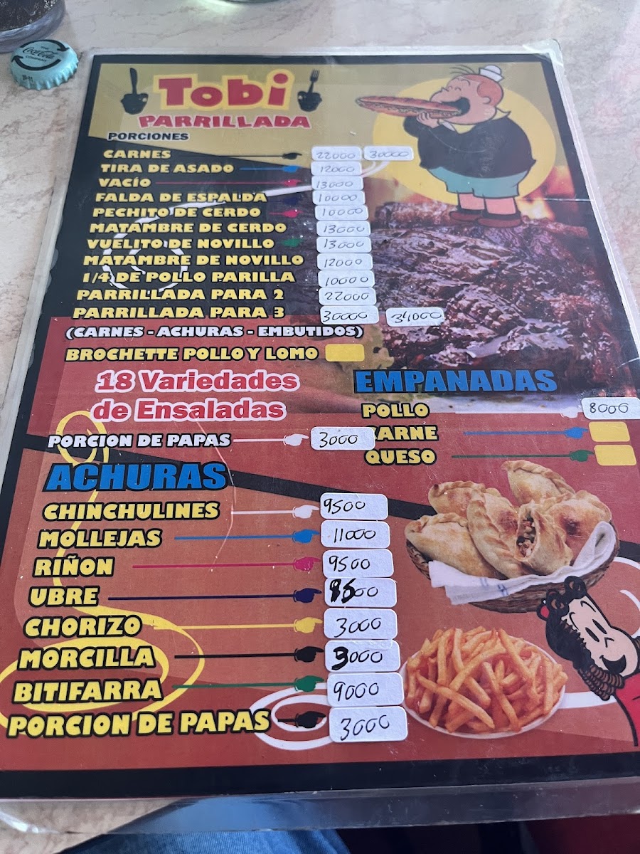 Parrilla Tobi Photo Menu 1