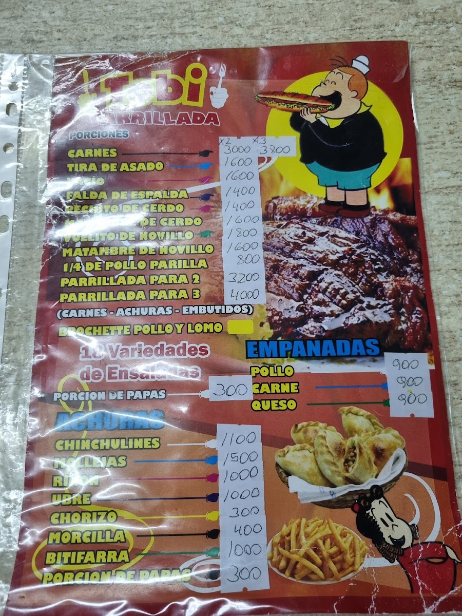 Parrilla Tobi Photo Menu 2