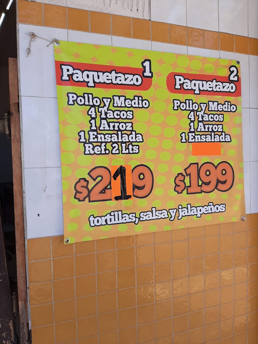 Que Pollazo Photo Menu 1