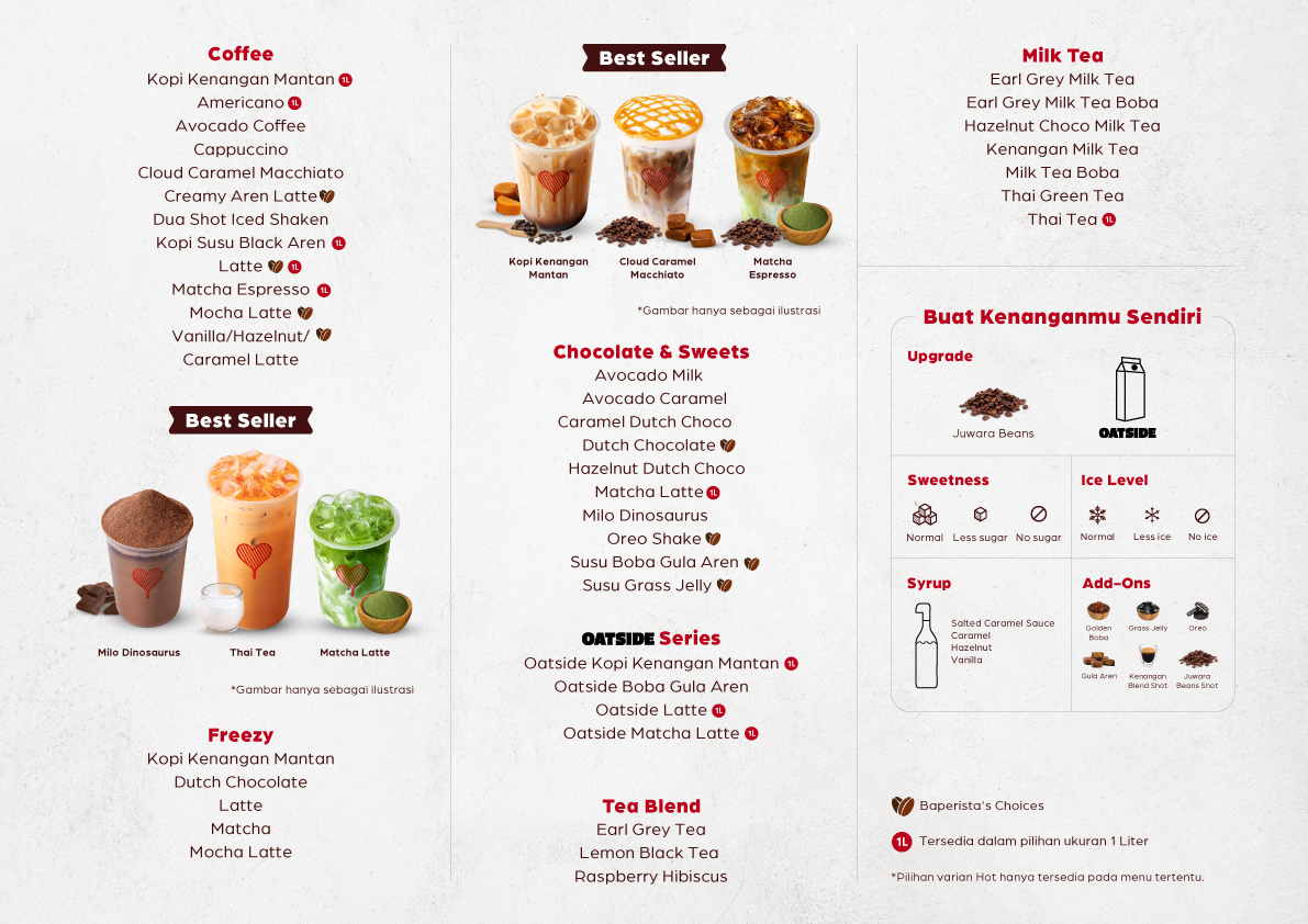 Kopi Kenangan - Grand Batavia Photo Menu 1