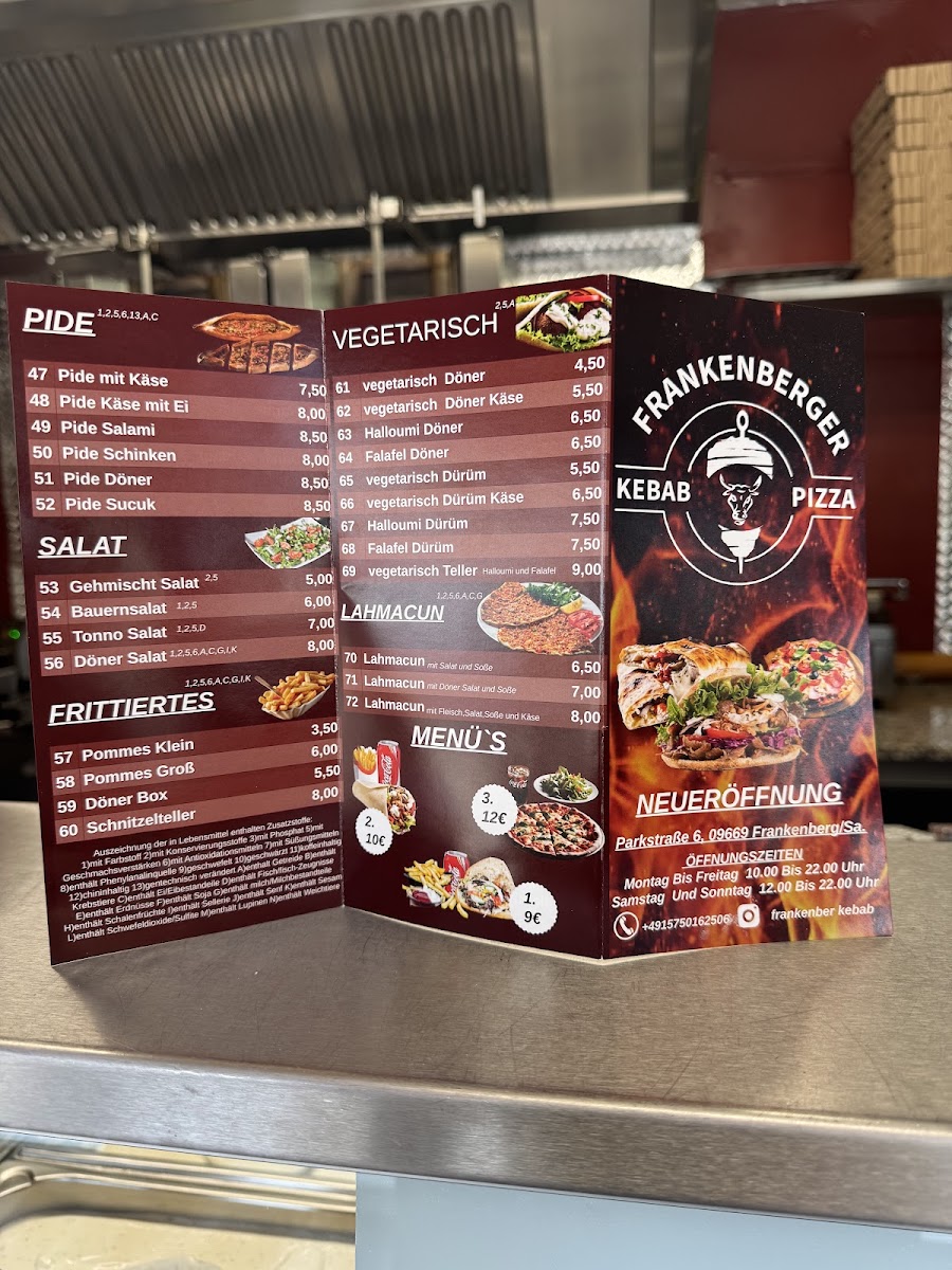 Frankenberger Kebab Pizza Photo Menu 2