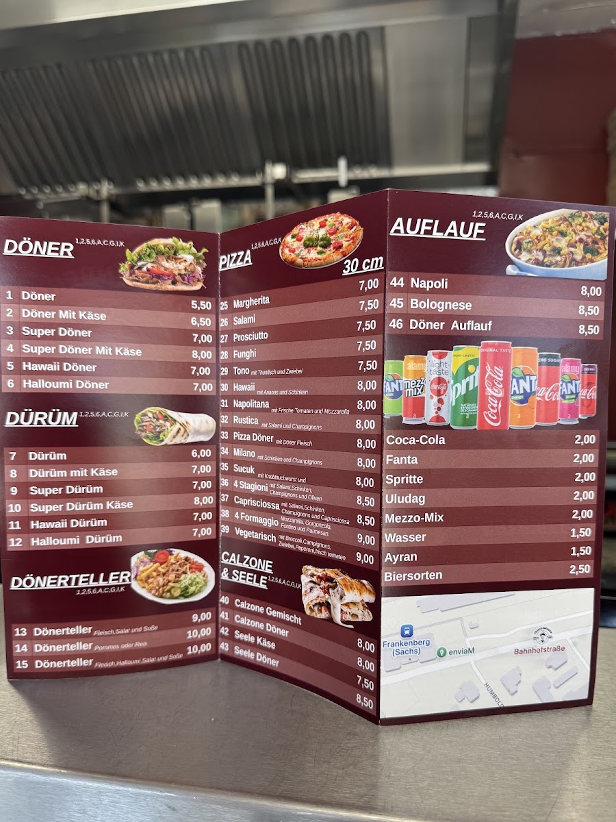 Frankenberger Kebab Pizza Photo Menu 3