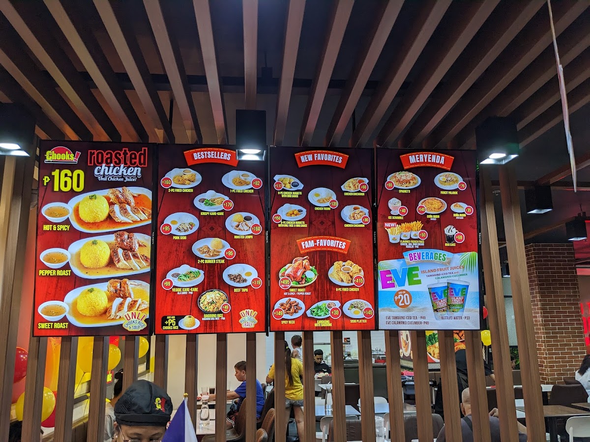 Chooks Diner Tutuban Center Photo Menu 1