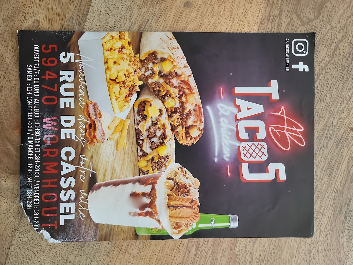 Ab tacos burger worhmout Photo Menu 4