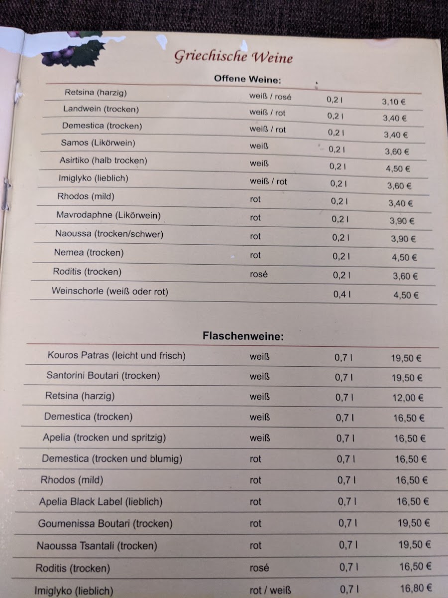 Restaurant Der Grieche Bruckdorf Photo Menu 1